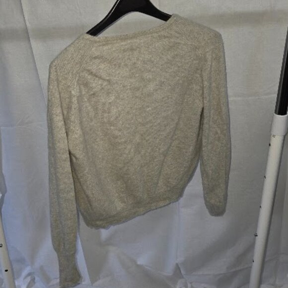 Jaeger gray cashmere cardigan - Picture 3 of 3